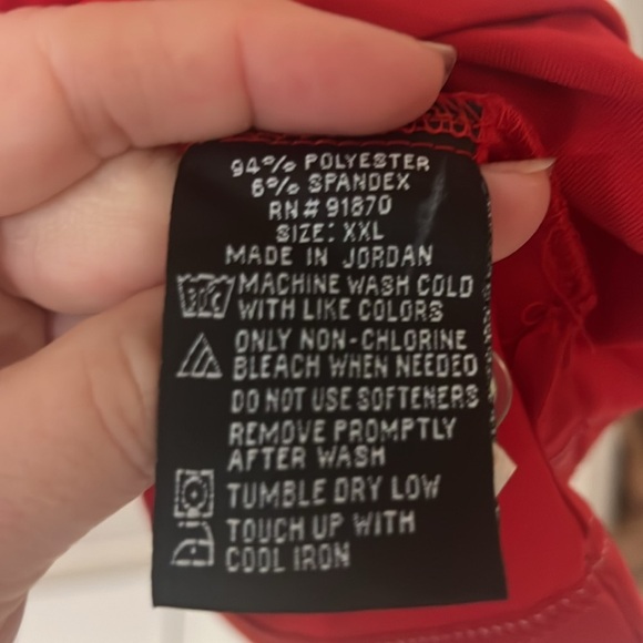 (3) NWT Pebble Beach Performance Men’s Red XXL Golf Shirts - Picture 4 of 5